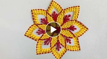Hand Embroidery Big Flower Embroidery 